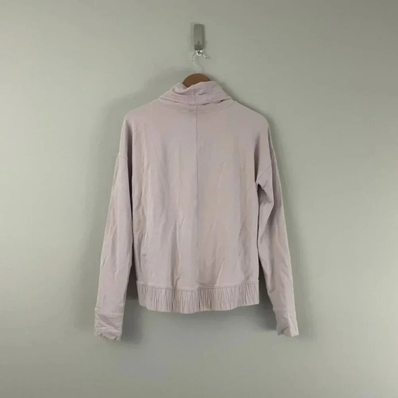 Lululemon Stress Less Pullover Sweatshirt in Porcelain Pink Size 6 - Picture 2 of 6